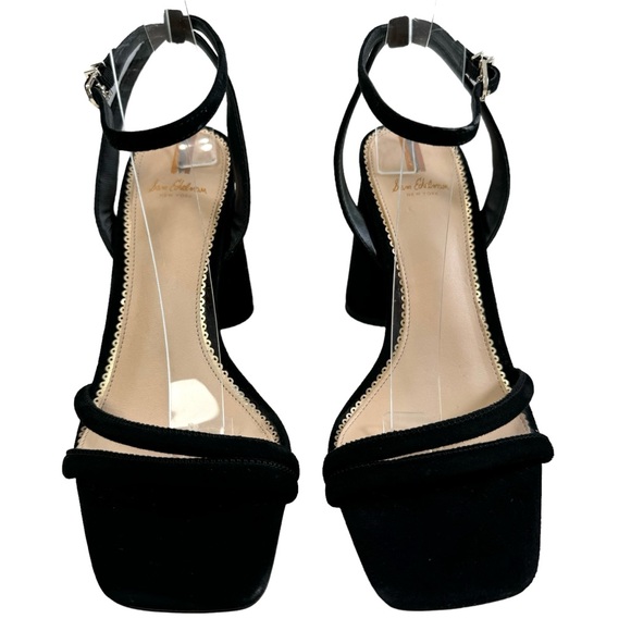 NWOT Sam Edelman Kia Black Suede Block Heel Sandals Size 9M - Picture 4 of 16